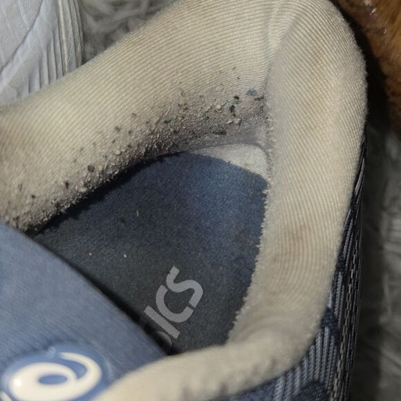 Asics Gel-Cumulus 22 Womens Size 9.5 Blue Lime Mesh Casual Lace Up Running Shoes - Picture 6 of 16